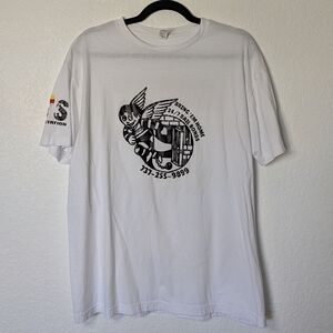 Smart Blanks Bringem Home Bail Bonds White Graphic T-Shirt